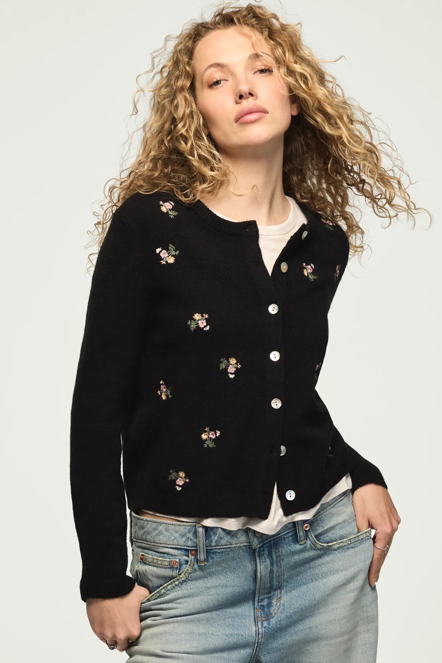 FLORAL EMBROIDERED CARDIGAN, image 2