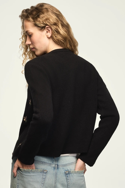 FLORAL EMBROIDERED CARDIGAN, image 3
