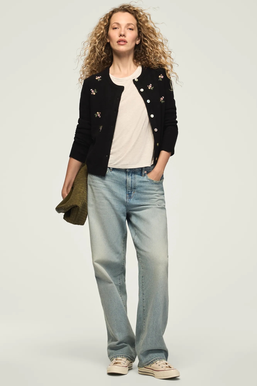 FLORAL EMBROIDERED CARDIGAN, image 5