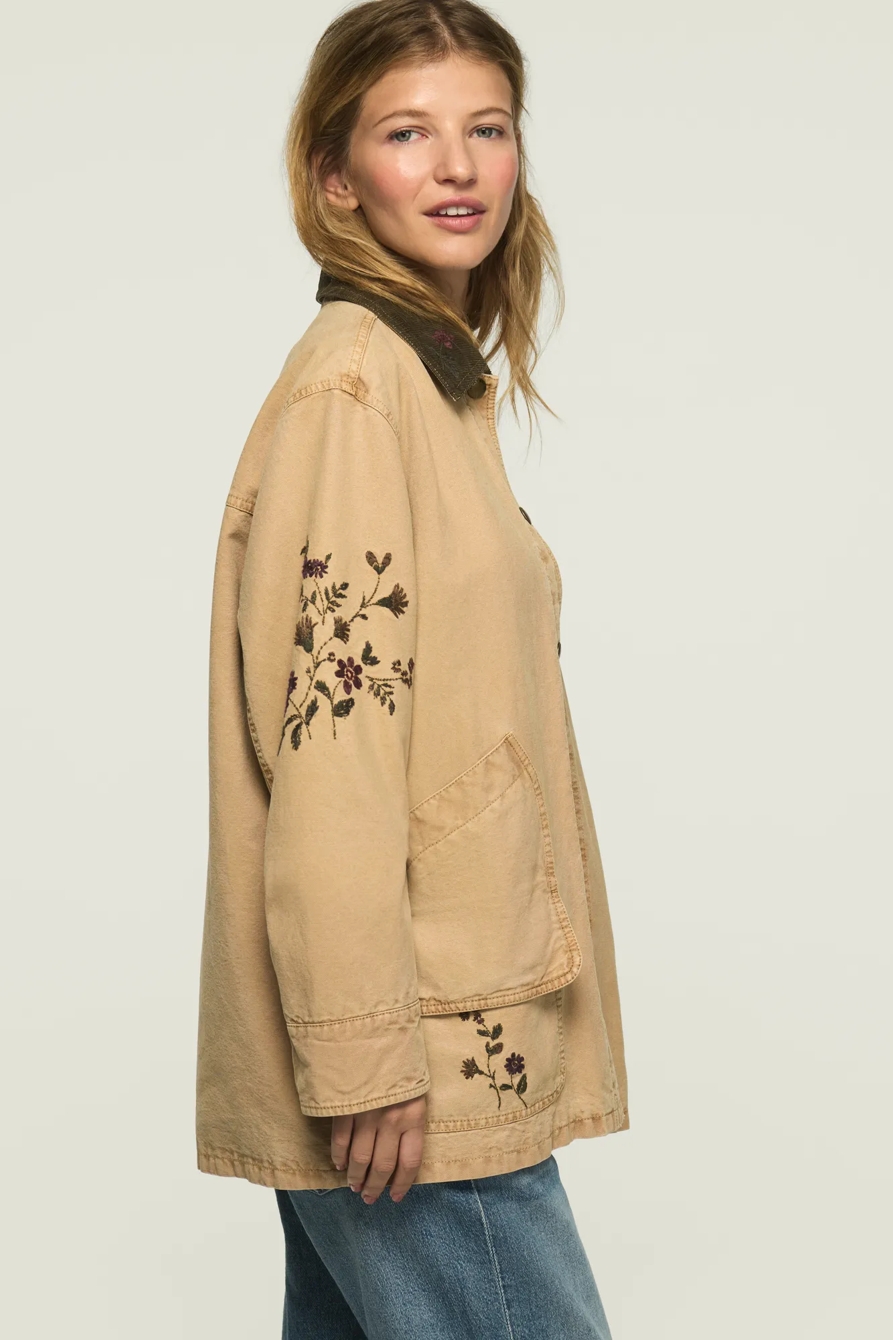 CANVAS OVERSIZED FIELD JACKET, image 4