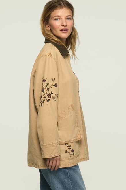 CANVAS OVERSIZED FIELD JACKET, image 4