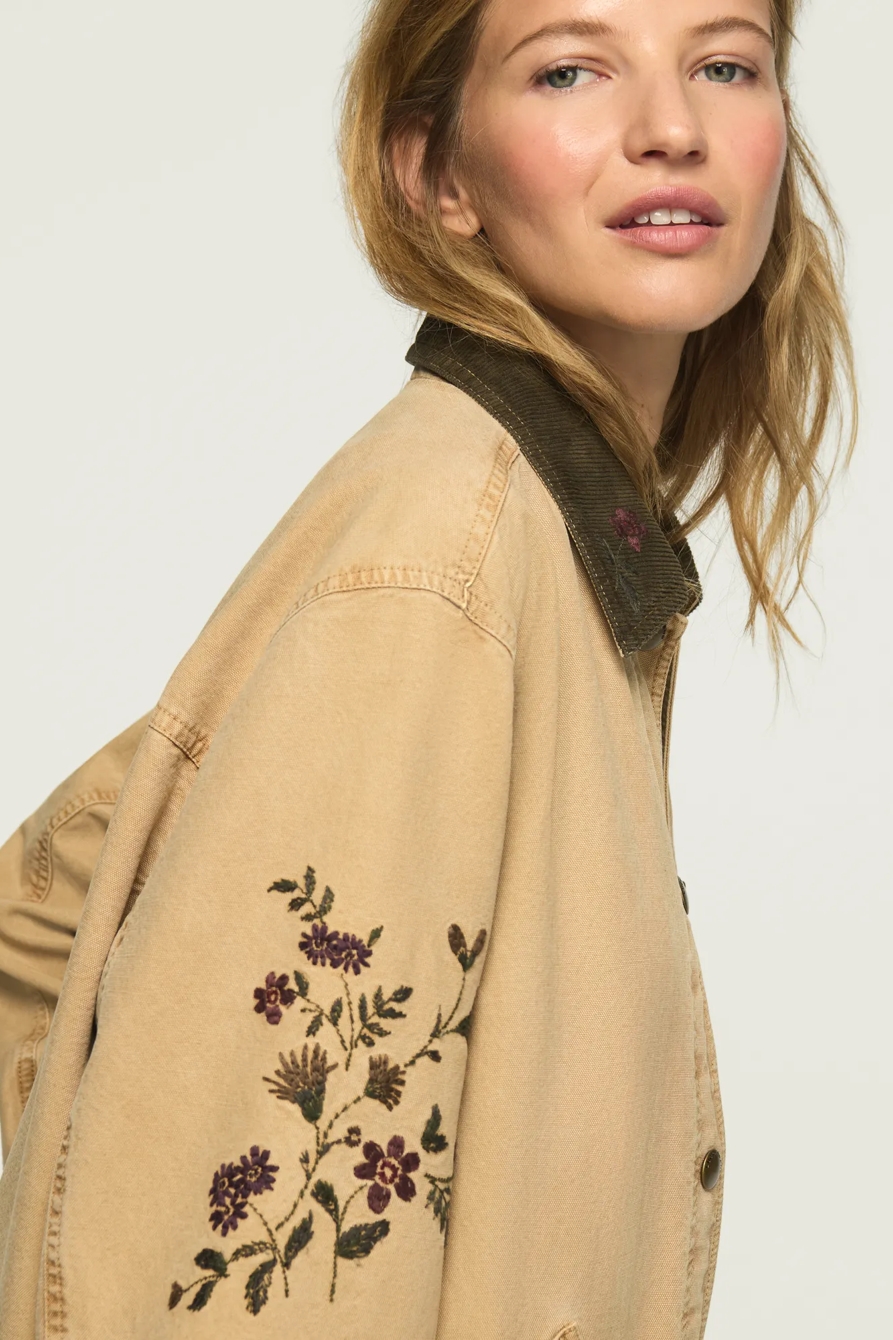 CANVAS OVERSIZED FIELD JACKET, image 5