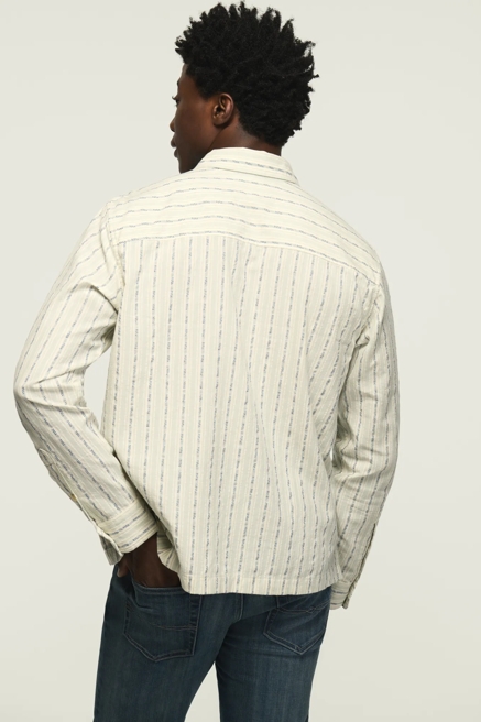 INDIGO NOVELTY LONG SLEEVE WESTERN SHIRT, image 3
