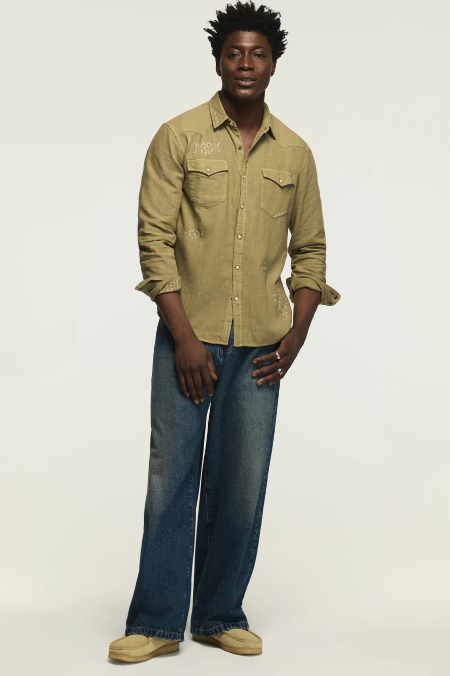 EMBROIDERED WESTERN SHIRT, image 2