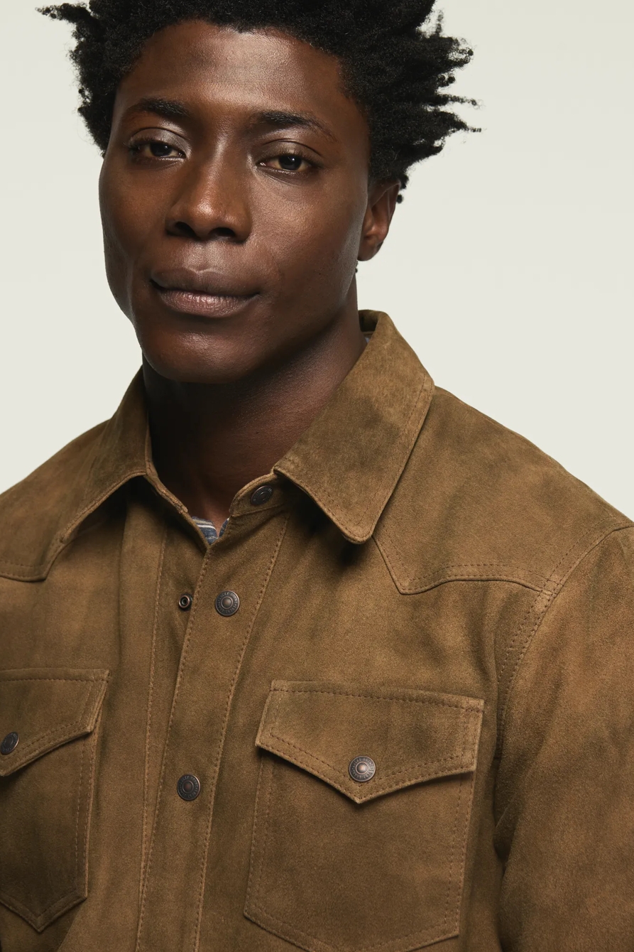 SUEDE WESTERN SHIRT JACKET, image 2