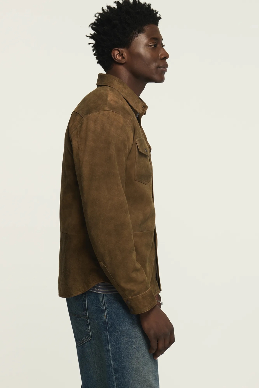 SUEDE WESTERN SHIRT JACKET, image 4