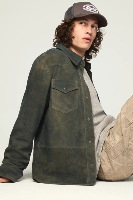 SUEDE WESTERN SHIRT JACKET, image 2