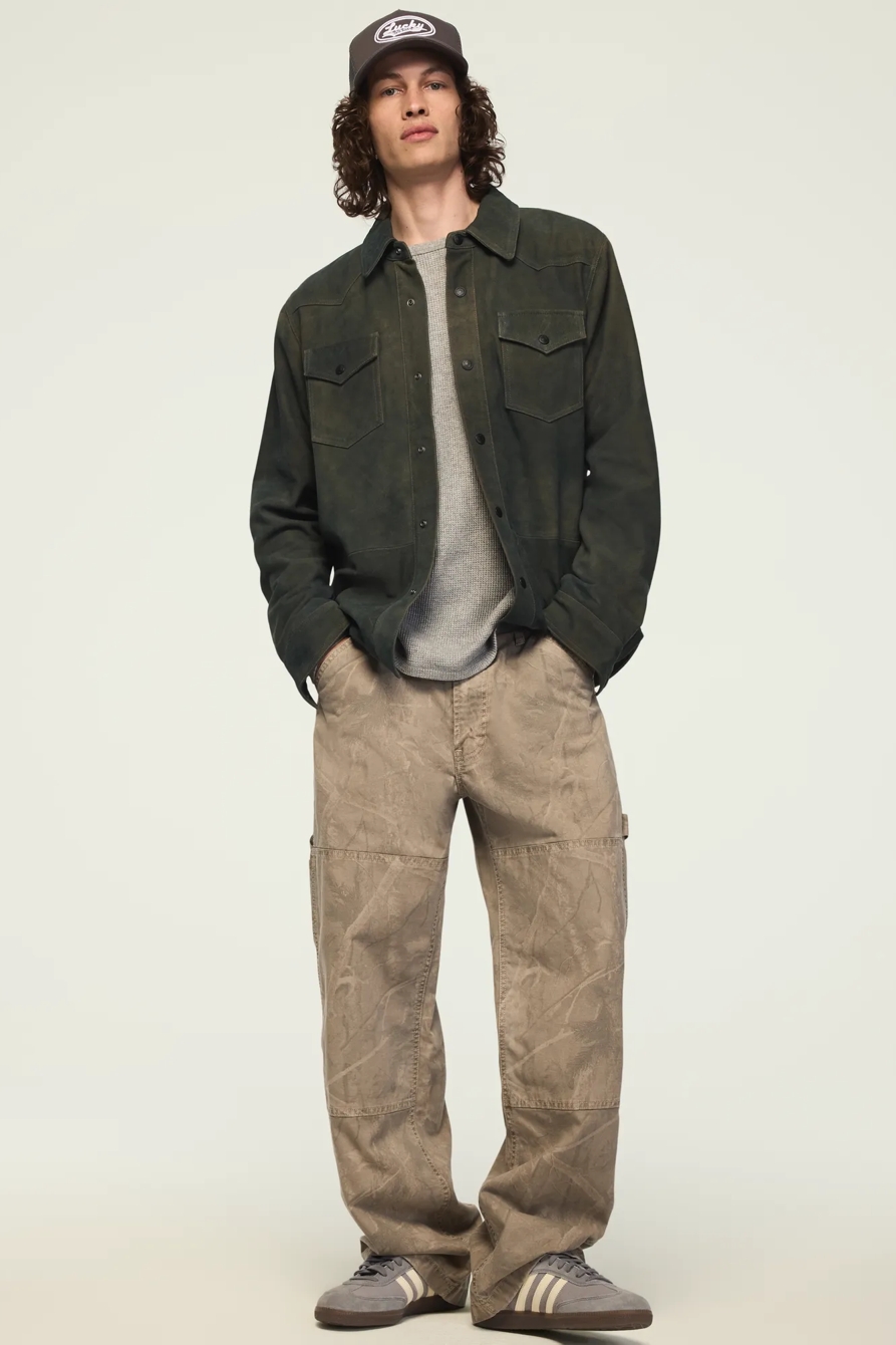 SUEDE WESTERN SHIRT JACKET, image 7