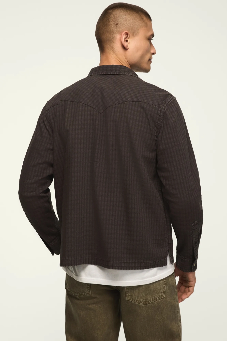 LONG SLEEVE RELAXED WESTERN SHIRT, image 3