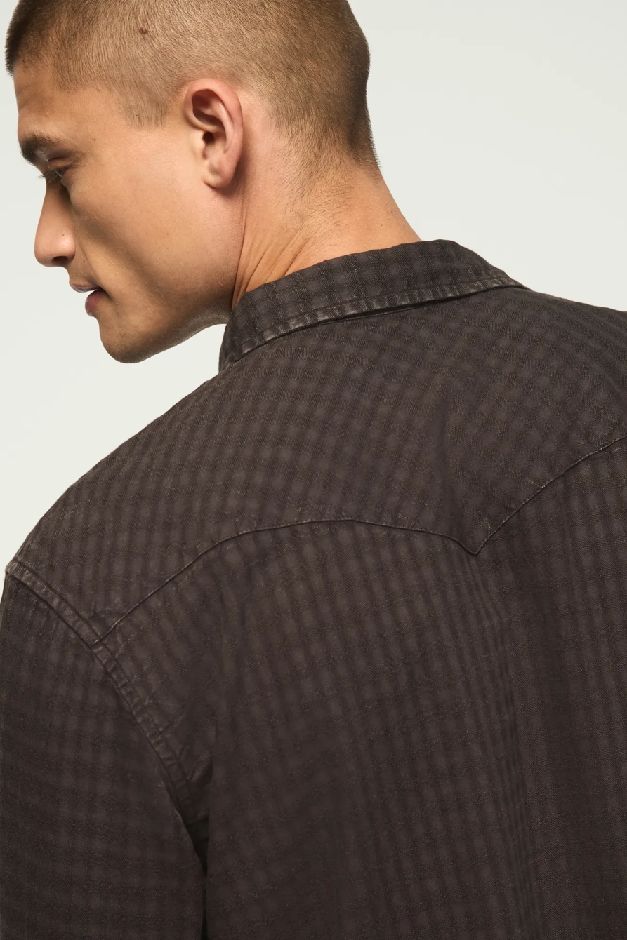 LONG SLEEVE RELAXED WESTERN SHIRT, image 4