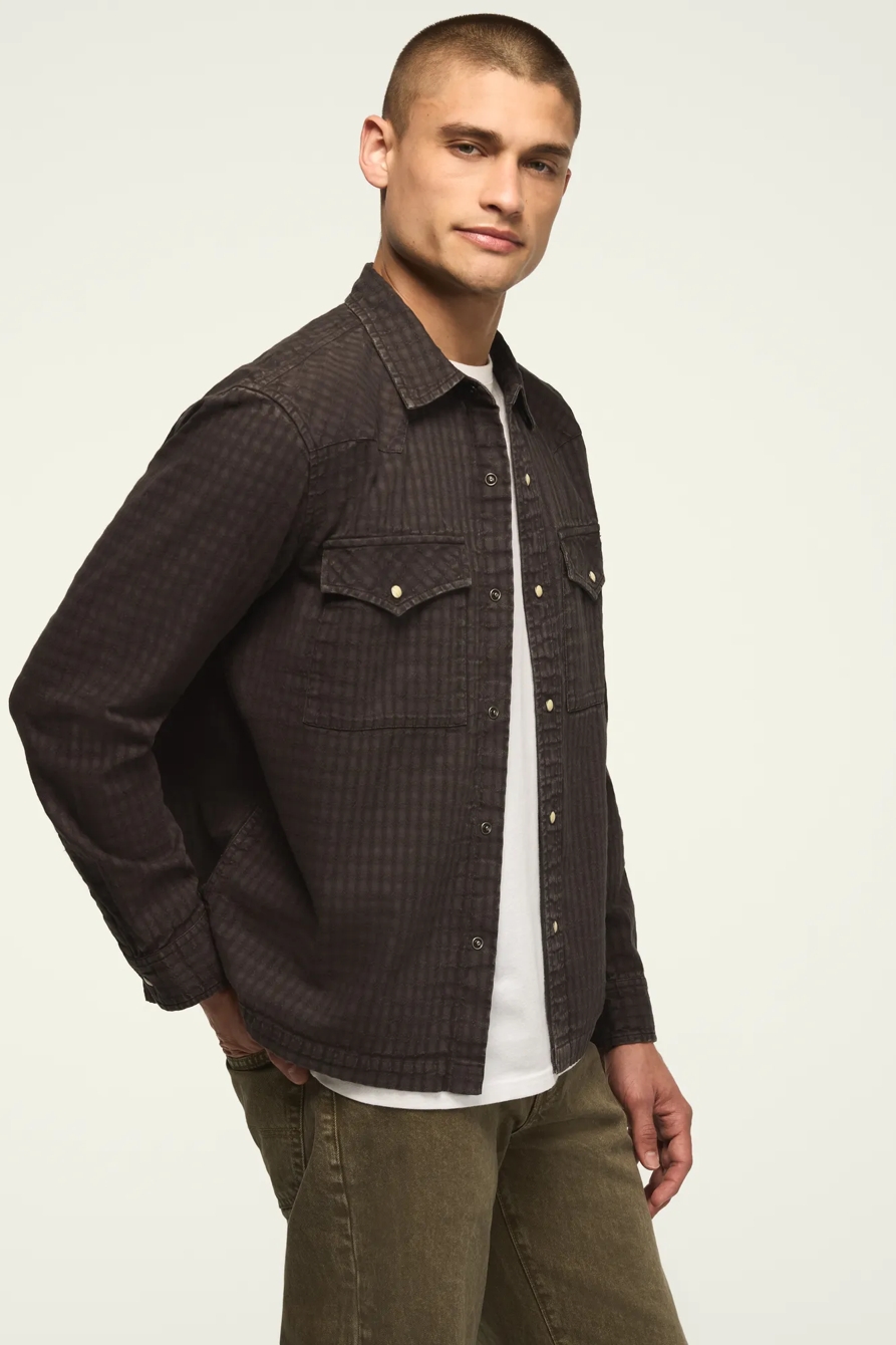 LONG SLEEVE RELAXED WESTERN SHIRT, image 5