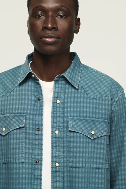 LONG SLEEVE RELAXED WESTERN SHIRT, image 2
