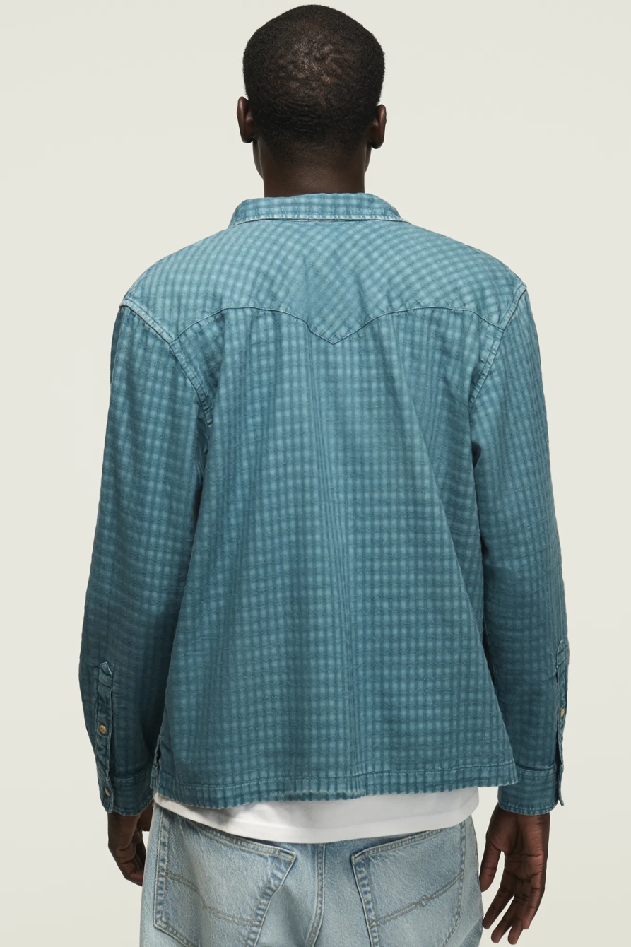 LONG SLEEVE RELAXED WESTERN SHIRT, image 3