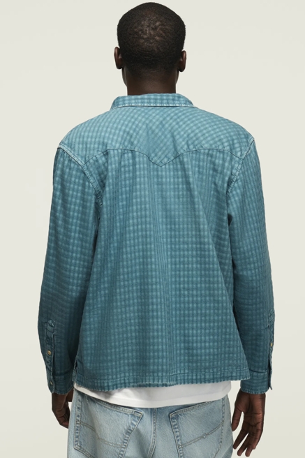 LONG SLEEVE RELAXED WESTERN SHIRT, image 3