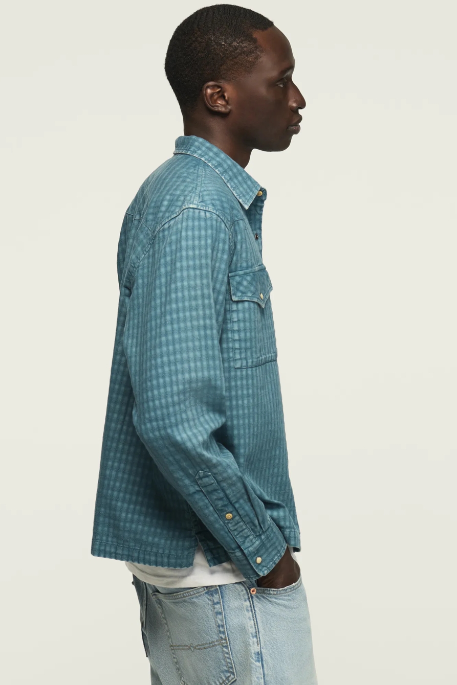 LONG SLEEVE RELAXED WESTERN SHIRT, image 4