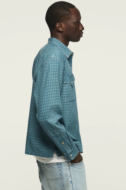 LONG SLEEVE RELAXED WESTERN SHIRT, image 4