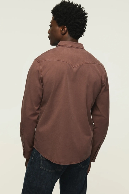 LONG SLEEVE TWILL MASA WESTERN SHIRT, image 3