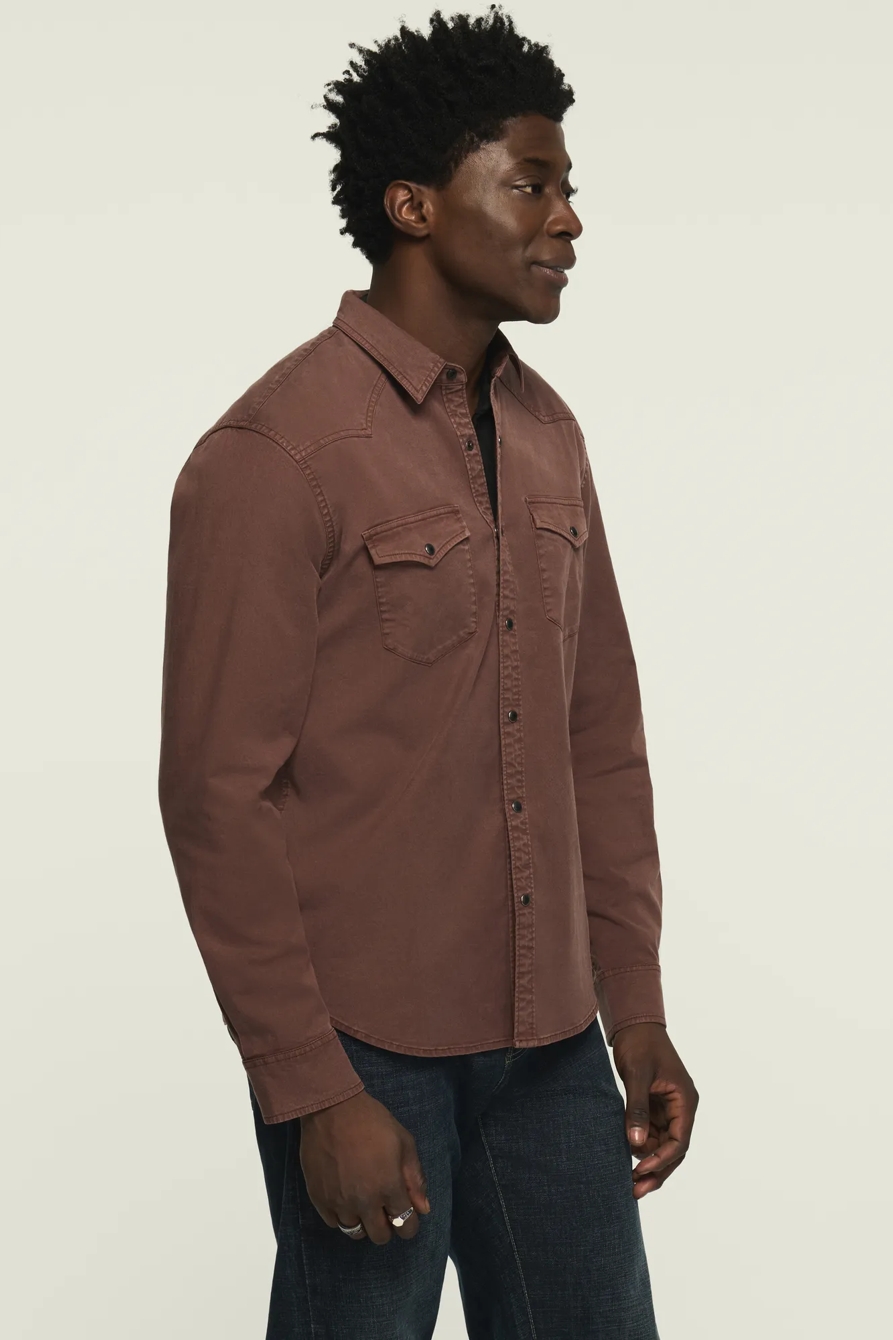 LONG SLEEVE TWILL MASA WESTERN SHIRT, image 4