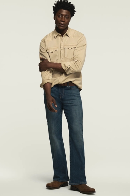LONG SLEEVE TWILL MASA WESTERN SHIRT, image 2