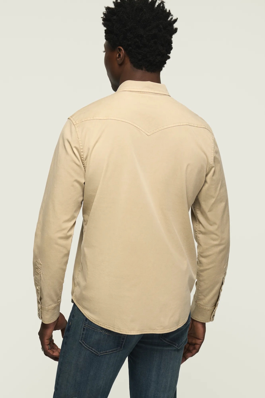 LONG SLEEVE TWILL MASA WESTERN SHIRT, image 3