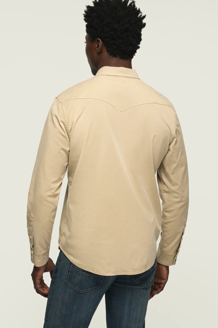 LONG SLEEVE TWILL MASA WESTERN SHIRT, image 3