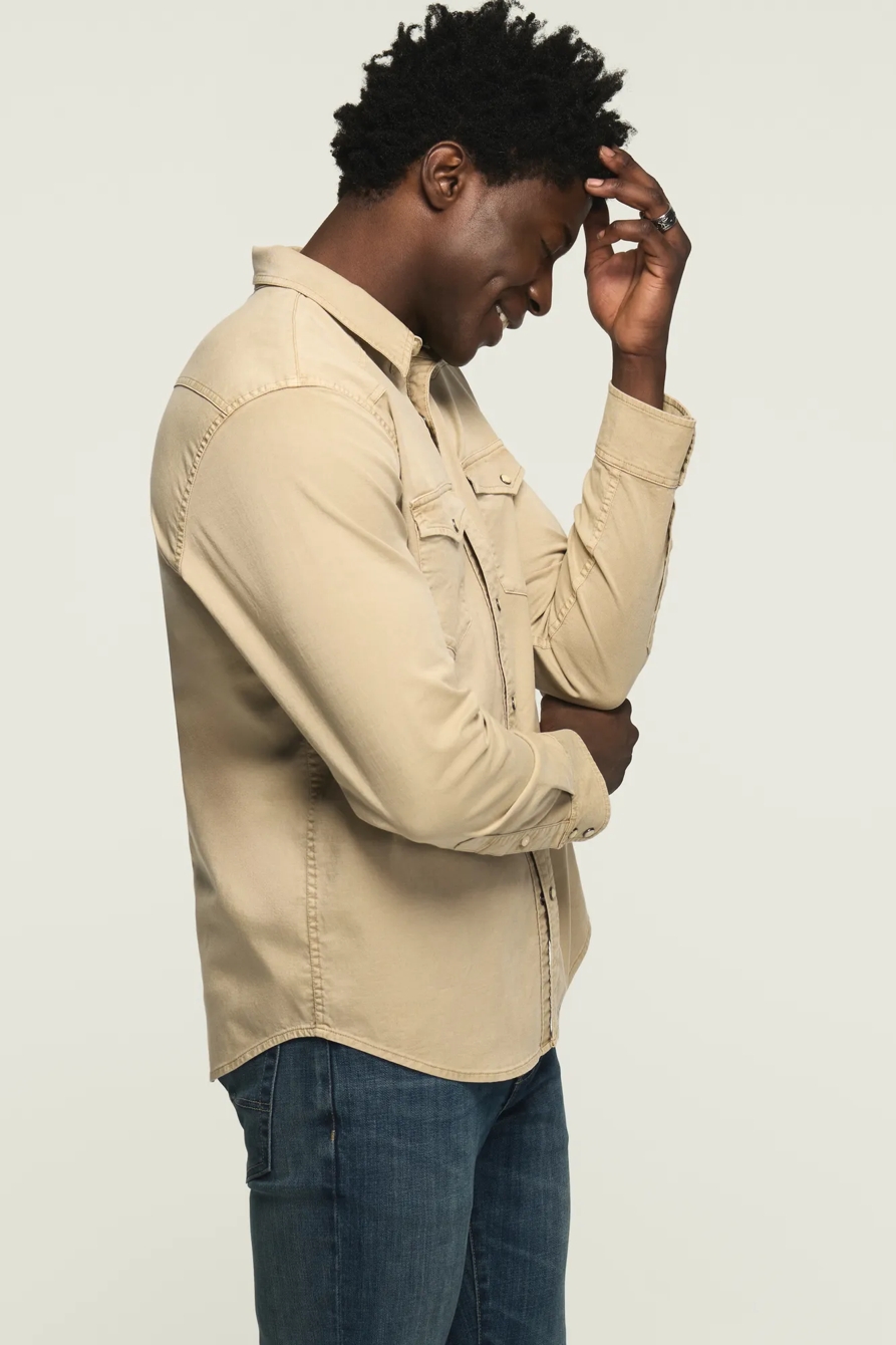 LONG SLEEVE TWILL MASA WESTERN SHIRT, image 4