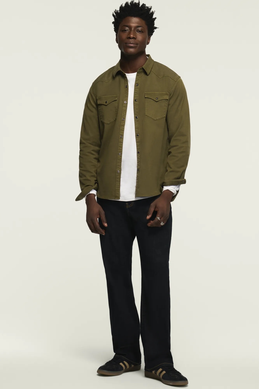 LONG SLEEVE TWILL MASA WESTERN SHIRT, image 2