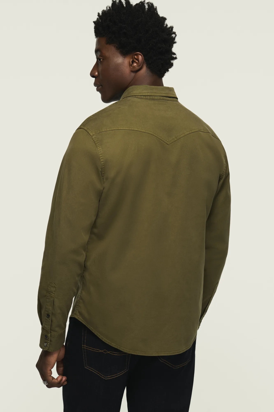 LONG SLEEVE TWILL MASA WESTERN SHIRT, image 3