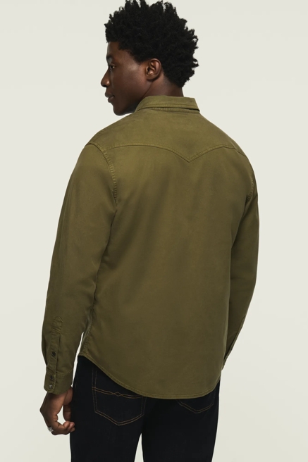 LONG SLEEVE TWILL MASA WESTERN SHIRT, image 3