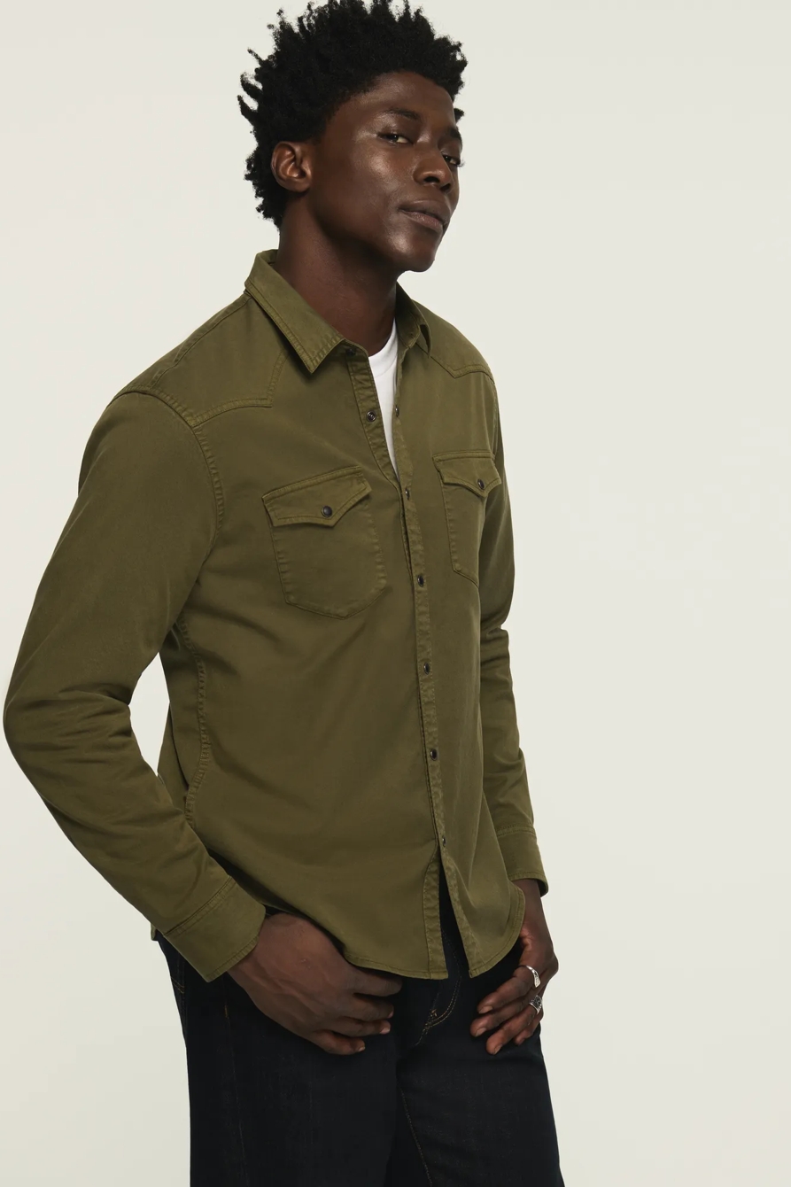 LONG SLEEVE TWILL MASA WESTERN SHIRT, image 4