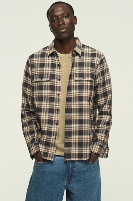 HERRINGBONE LONG SLEEVE HUMBOLDT SHIRT, image 2