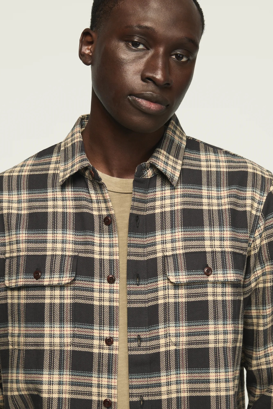 HERRINGBONE LONG SLEEVE HUMBOLDT SHIRT, image 5
