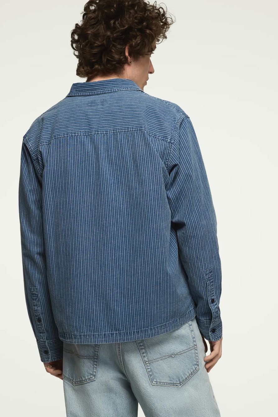 INDIGO NOVELTY LONG SLEEVE WESTERN SHIRT, image 3