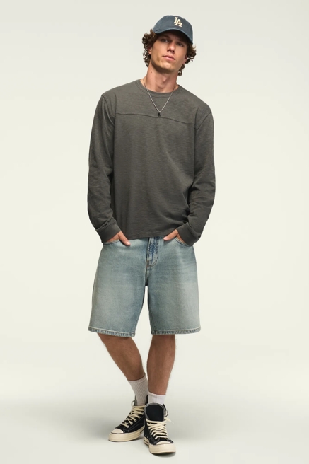SLUB JERSEY FOOTBALL TEE, image 2