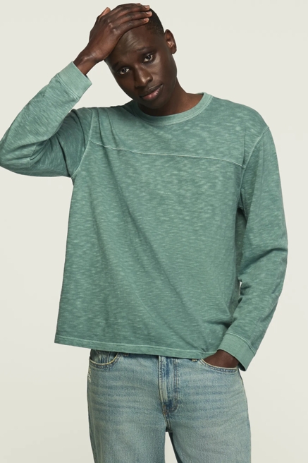 SLUB JERSEY FOOTBALL TEE, image 1