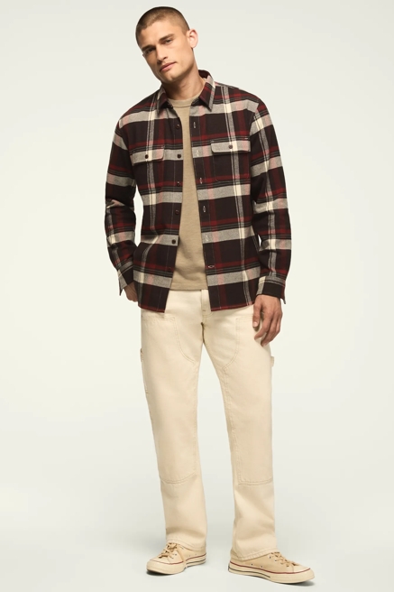 PLAID CLOUD SOFT FLANNEL SHIRT, image 1