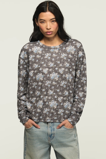 CLOUD LONG SLEEVE CREW NECK TOP, image 2