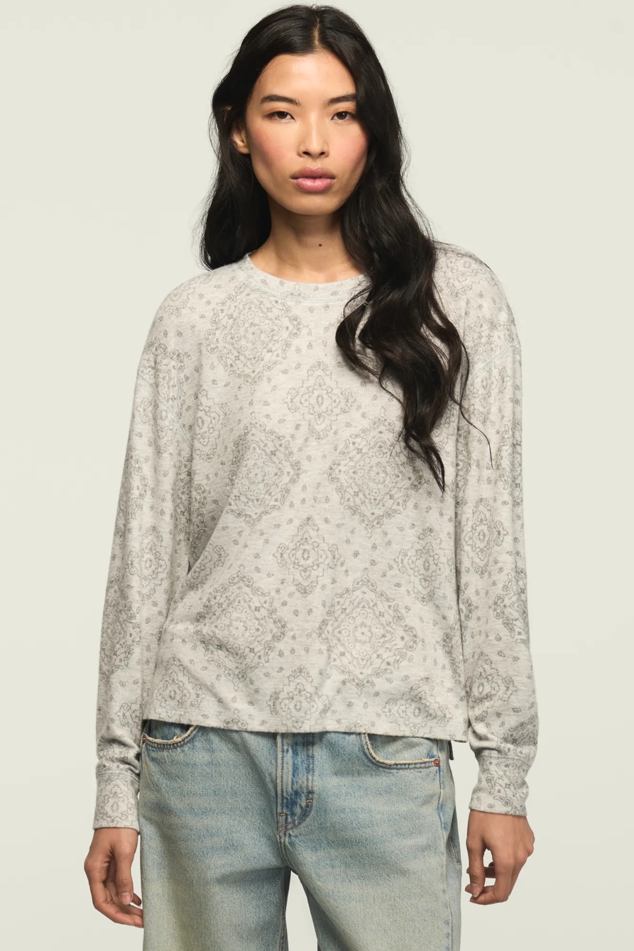 CLOUD LONG SLEEVE CREW NECK TOP, image 4