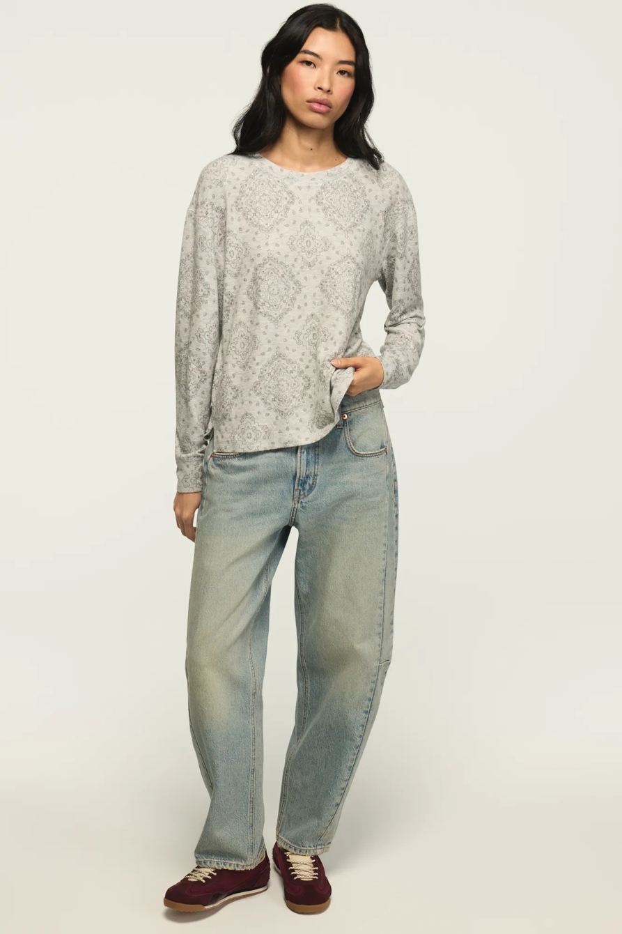 CLOUD LONG SLEEVE CREW NECK TOP, image 5