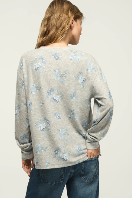 CLOUD LONG SLEEVE CREW NECK TOP, image 3