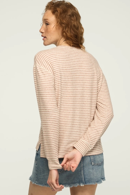 CLOUD LONG SLEEVE CREW NECK TOP, image 3