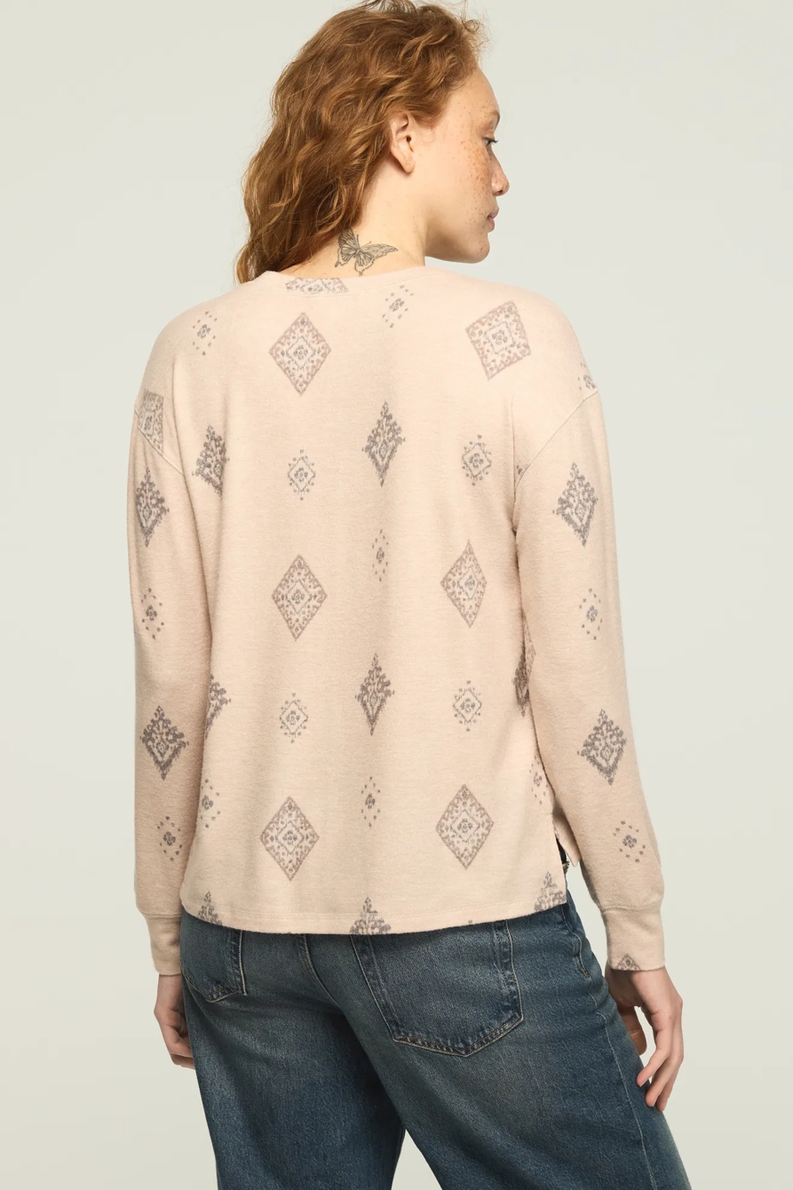 CLOUD LONG SLEEVE CREW NECK TOP, image 3