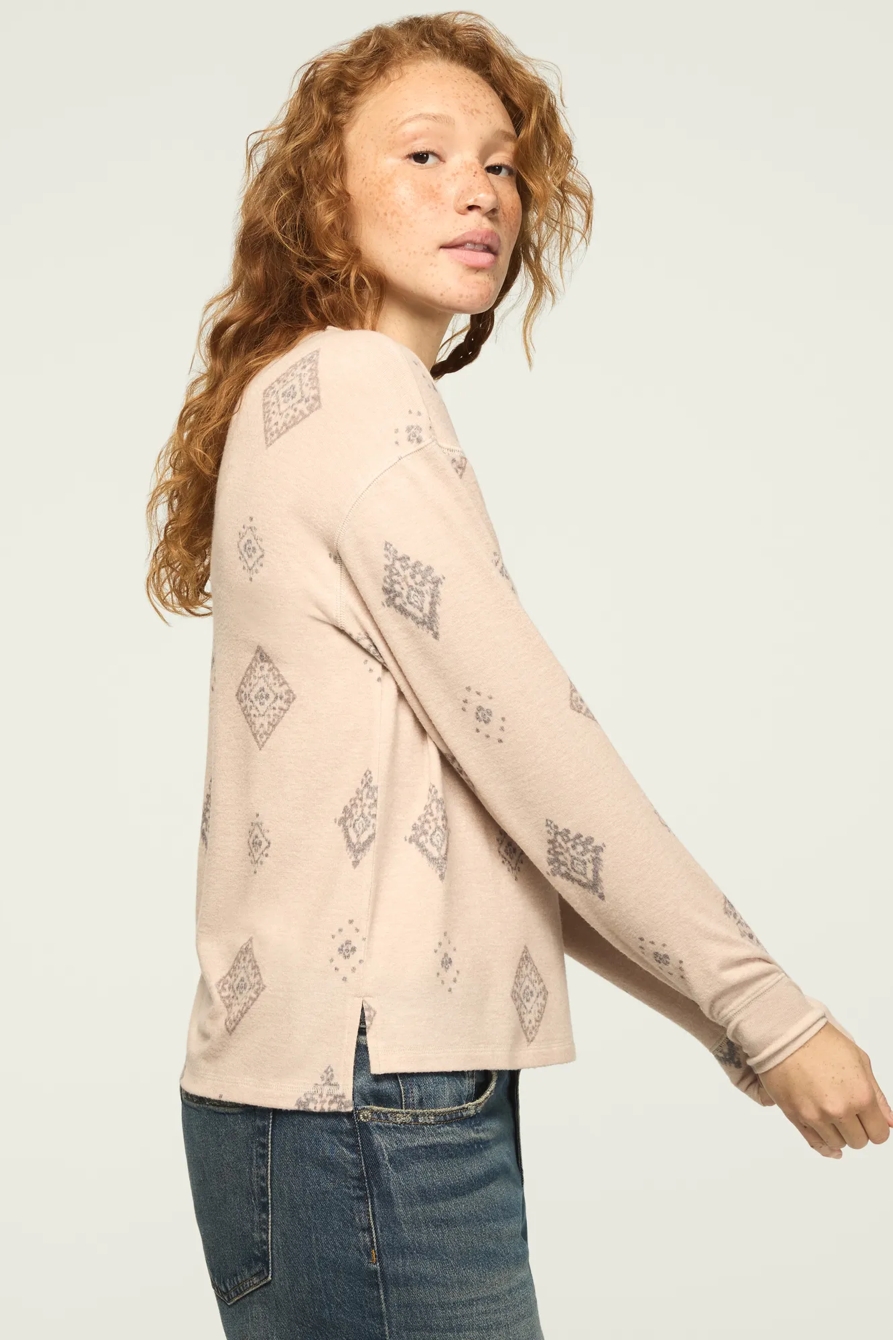 CLOUD LONG SLEEVE CREW NECK TOP, image 4