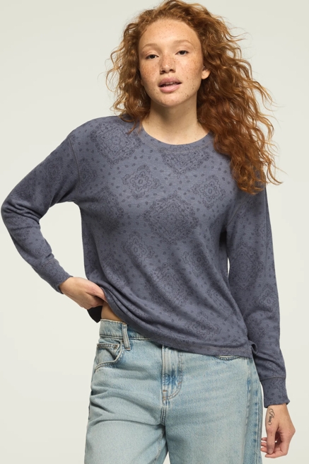 CLOUD LONG SLEEVE CREW NECK TOP, image 1
