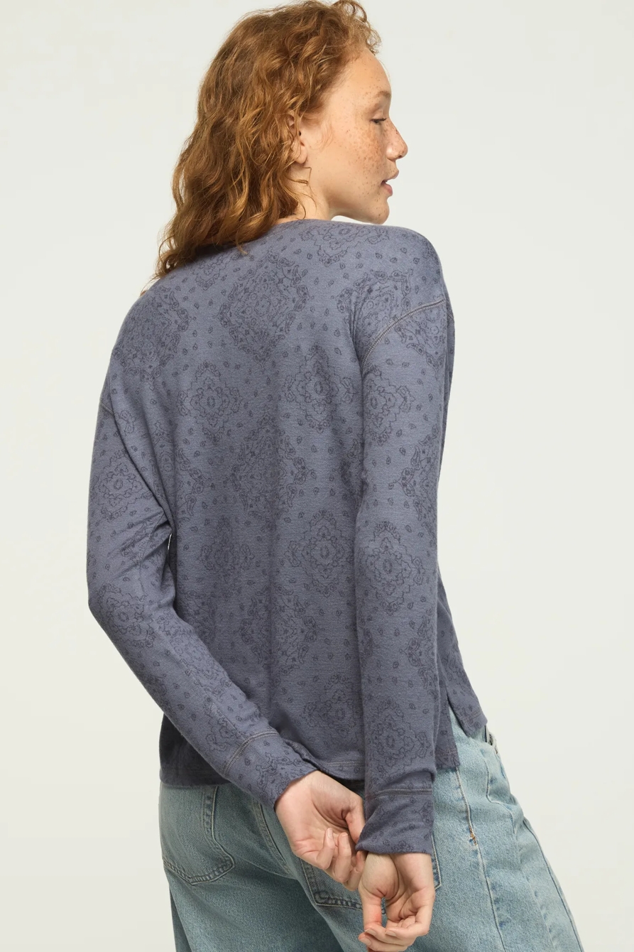 CLOUD LONG SLEEVE CREW NECK TOP, image 3