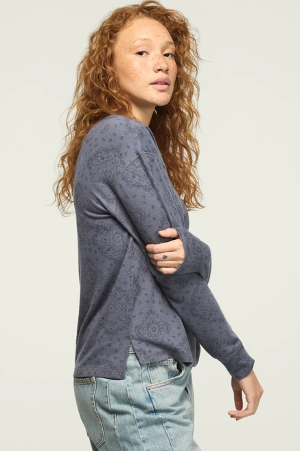 CLOUD LONG SLEEVE CREW NECK TOP, image 4