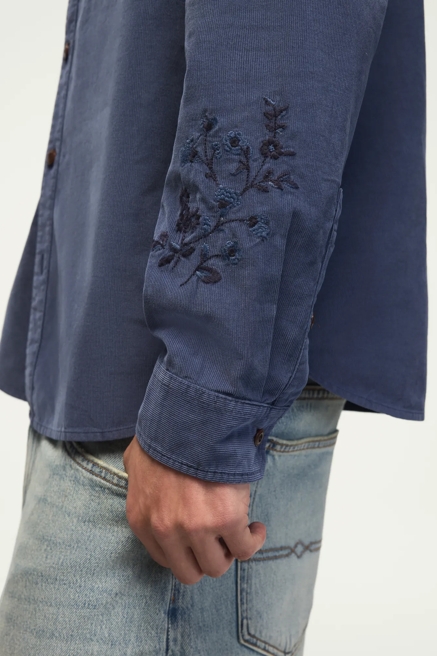 LONG SLEEVE EMBROIDERED CORDUROY WORKSHIRT, image 2