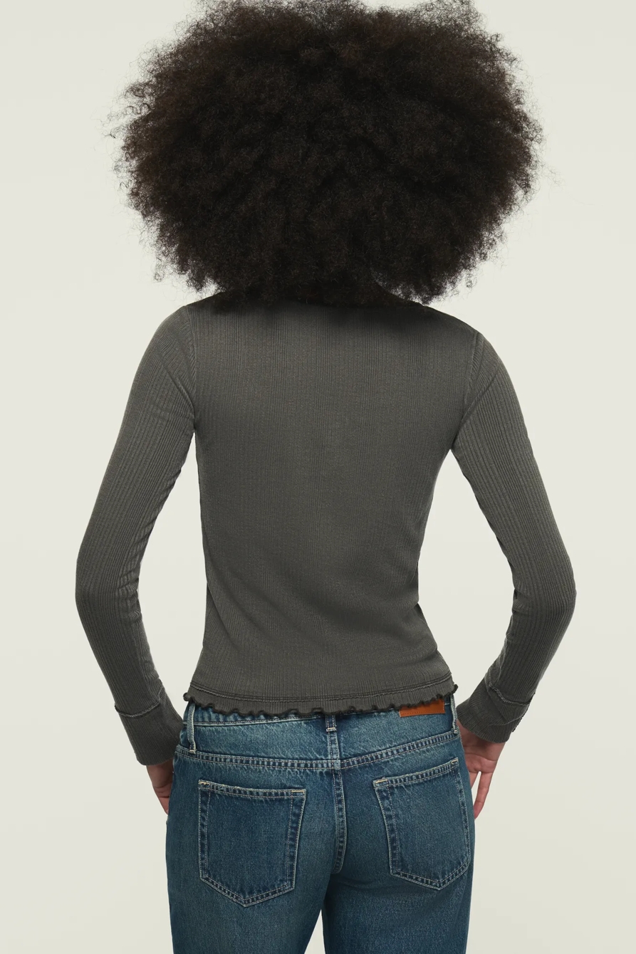 SOLID BUTTON THROUGH TOP, image 3