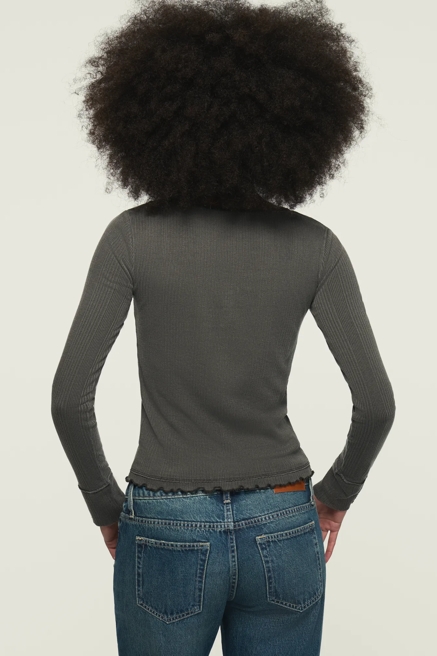 SOLID BUTTON THROUGH TOP, image 3