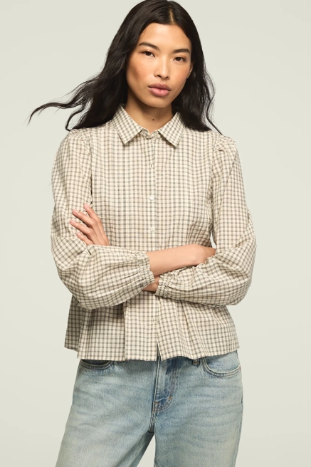 NOVELTY PINTUCK BLOUSE, image 1
